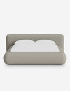 Pendo Rounded Platform Bed | Custom Upholstery, Low-Slung Design
