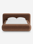 Pendo Rounded Platform Bed | Custom Upholstery, Low-Slung Design