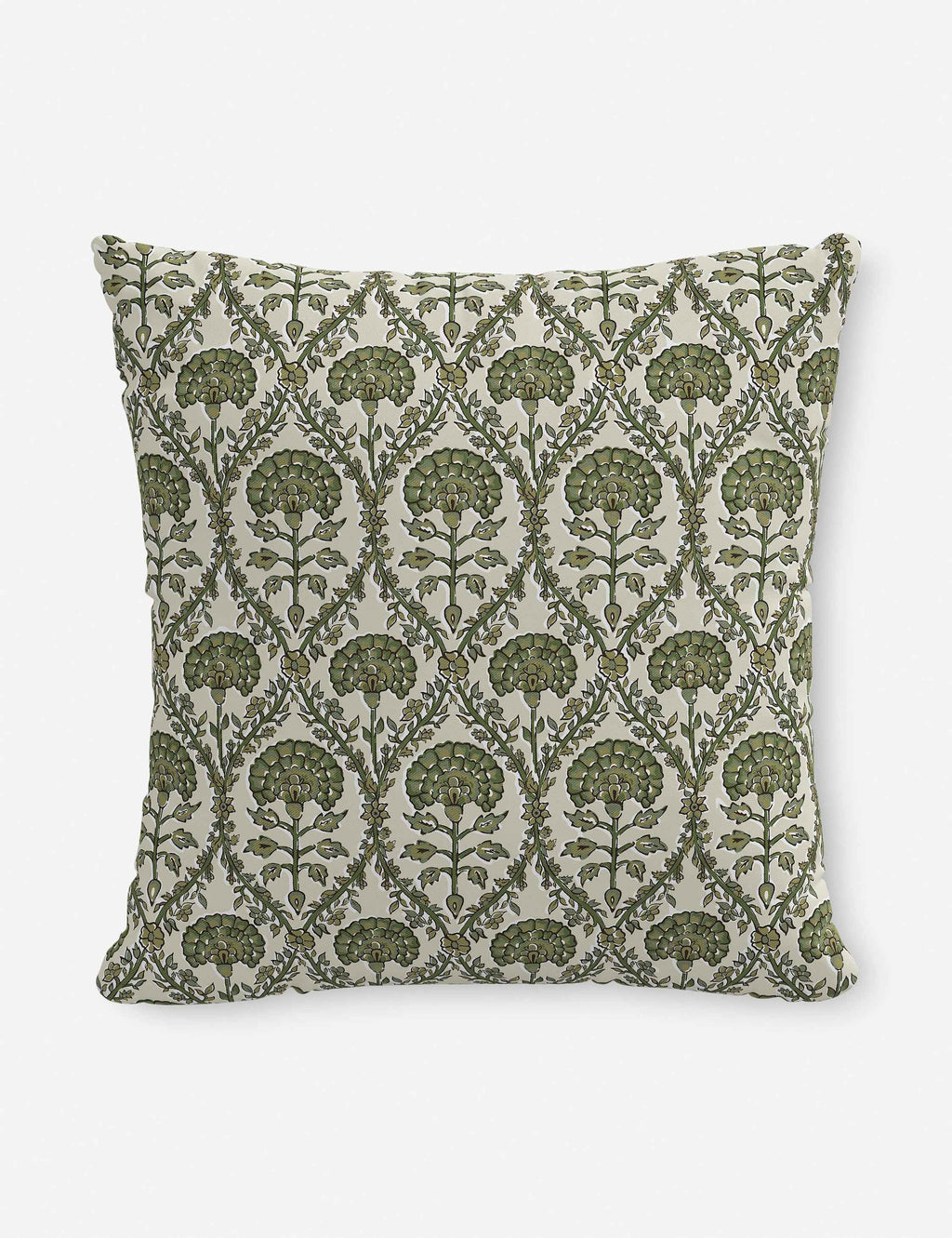 Bela Indoor/Outdoor Pillow | Floral Block Print Design