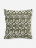 Bela Indoor/Outdoor Pillow | Floral Block Print Design
