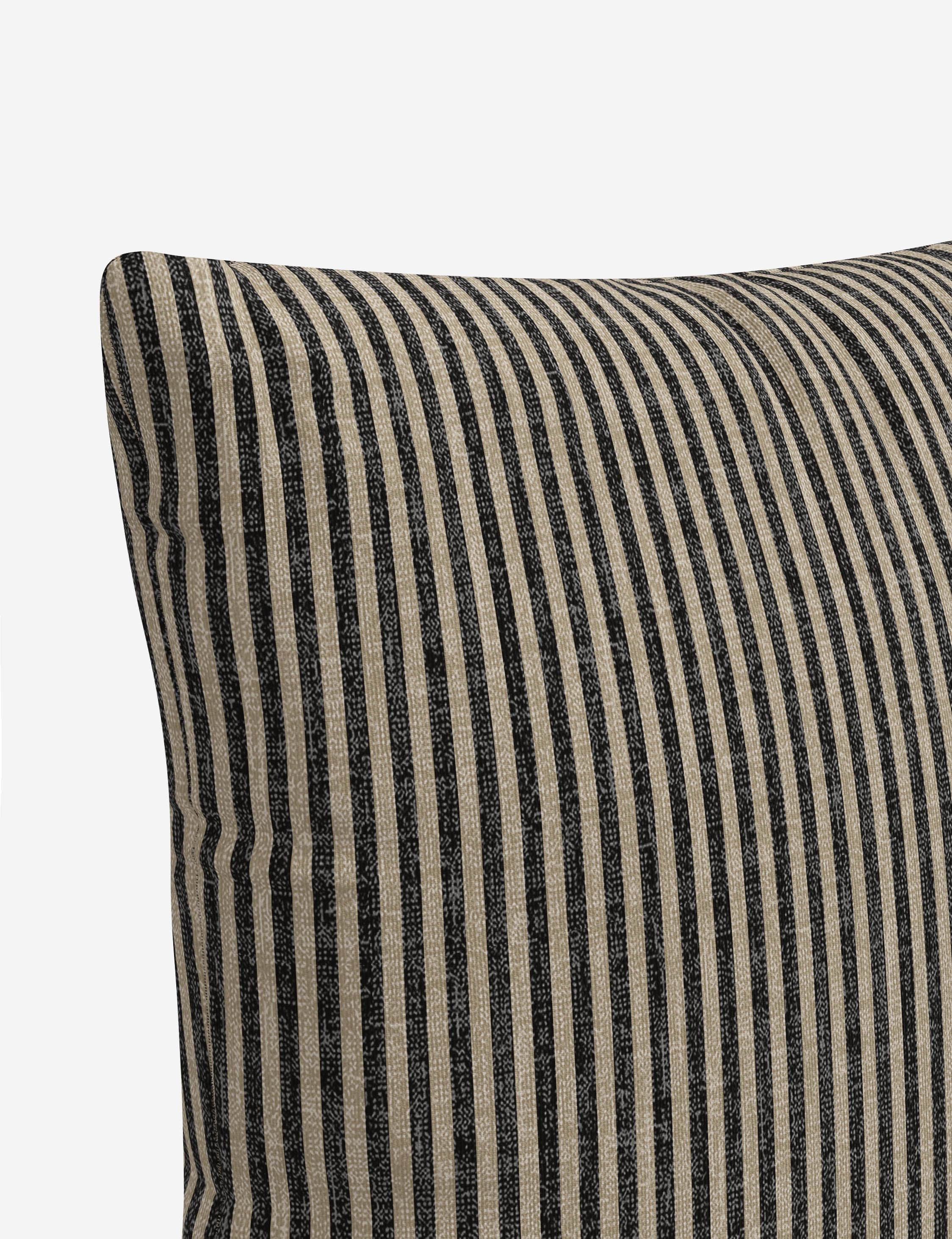 Aveline Indoor/Outdoor Pillow | Classic Pinstripe Design
