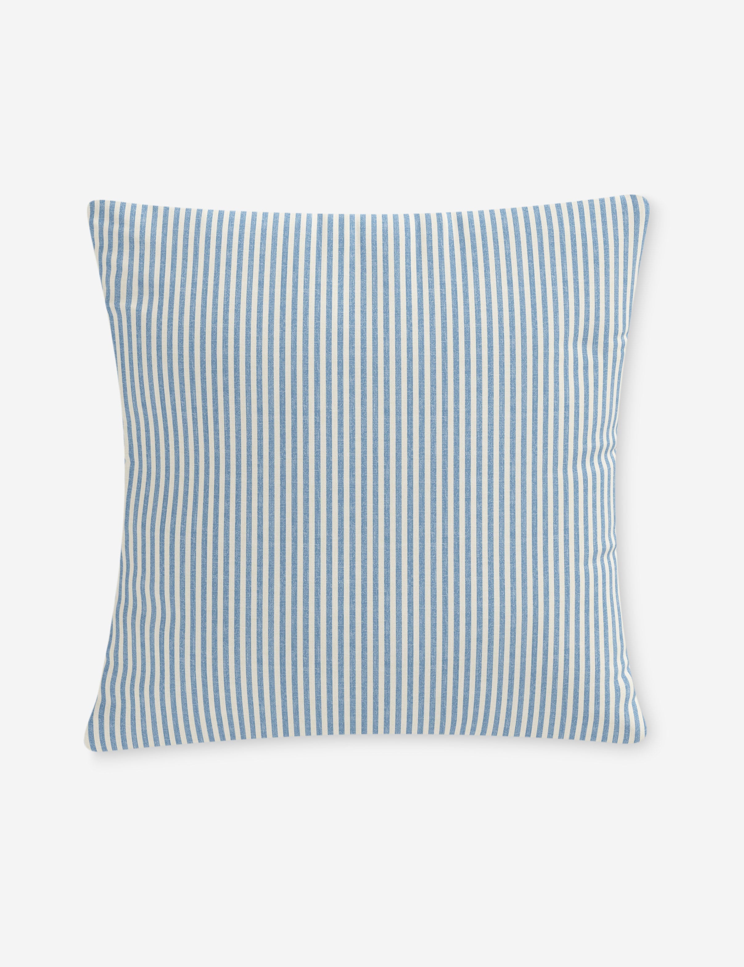 Aveline Indoor/Outdoor Pillow | Classic Pinstripe Design