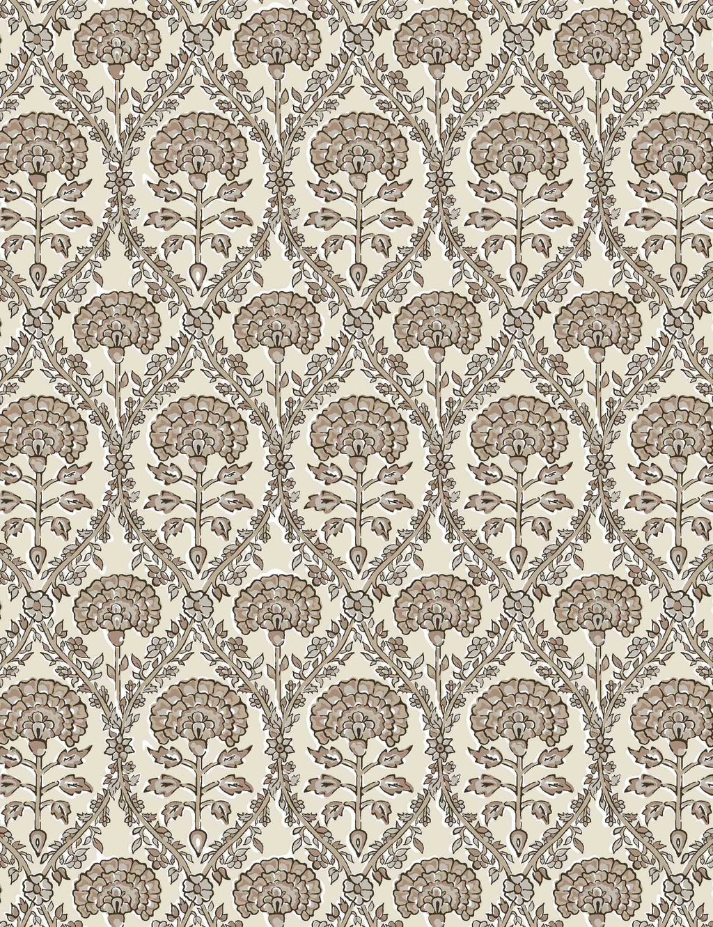 Bela Indoor/Outdoor Pillow | Floral Block Print Design