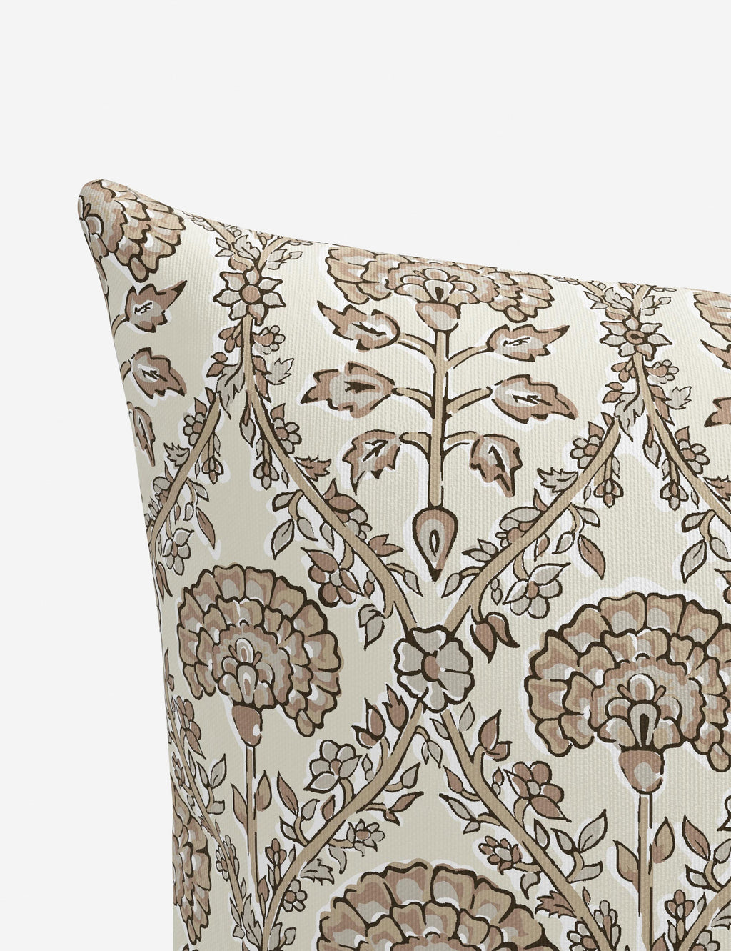 Bela Indoor/Outdoor Pillow | Floral Block Print Design