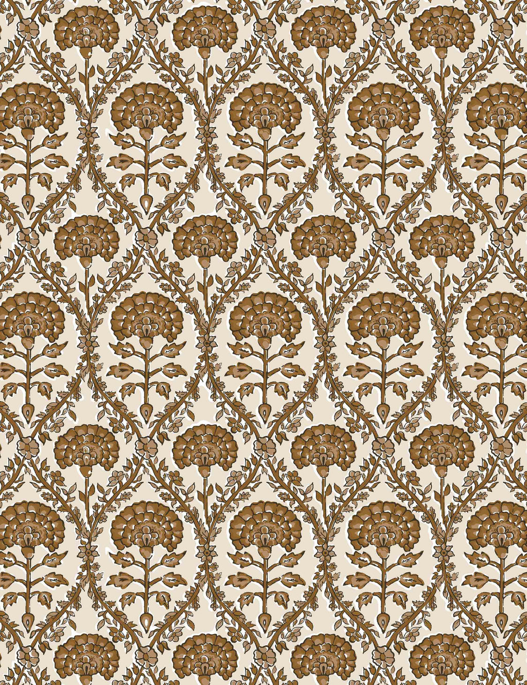 Bela Indoor/Outdoor Pillow | Floral Block Print Design