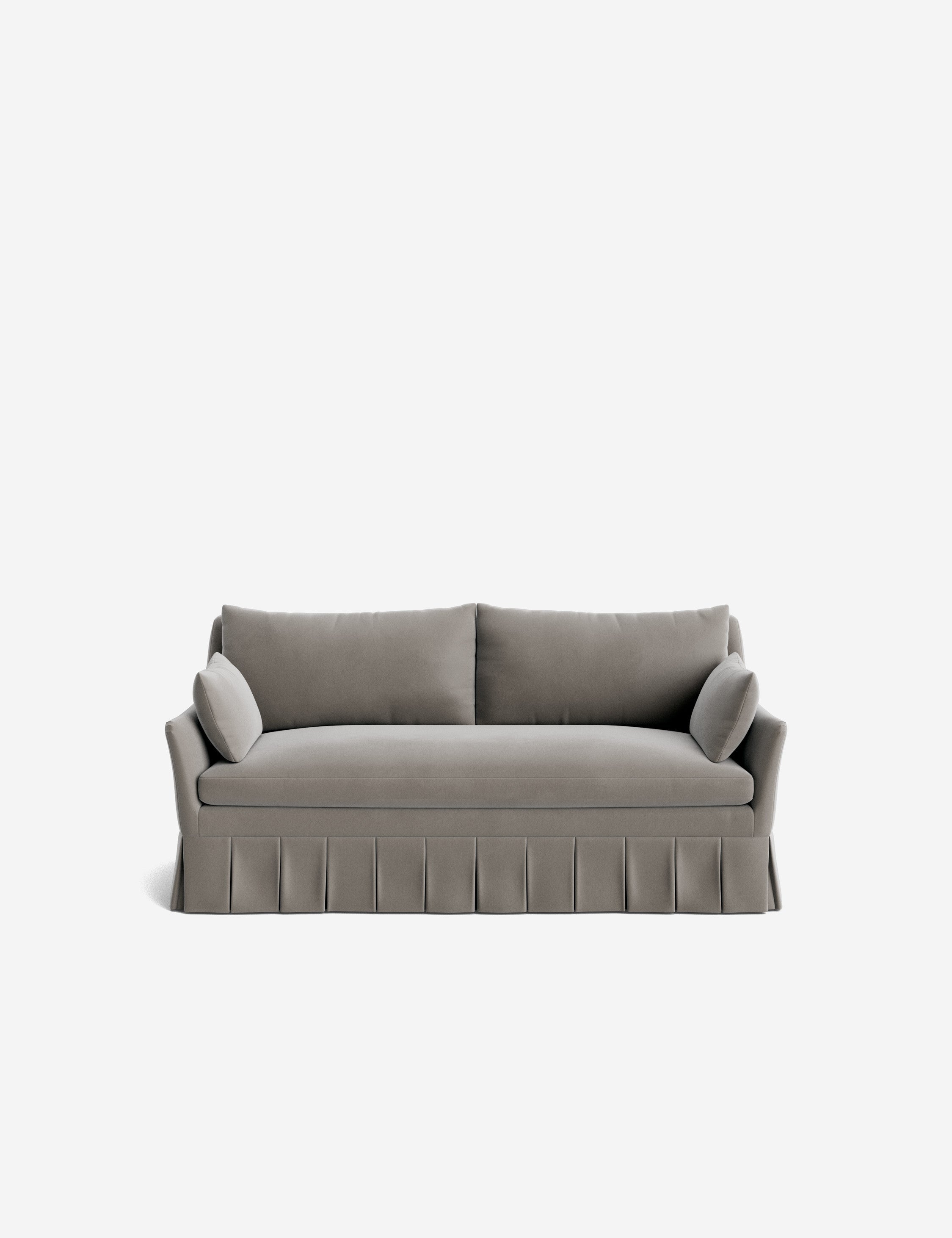 Pavona Pleated Sofa | Transitional Style, Slope-Arm Design