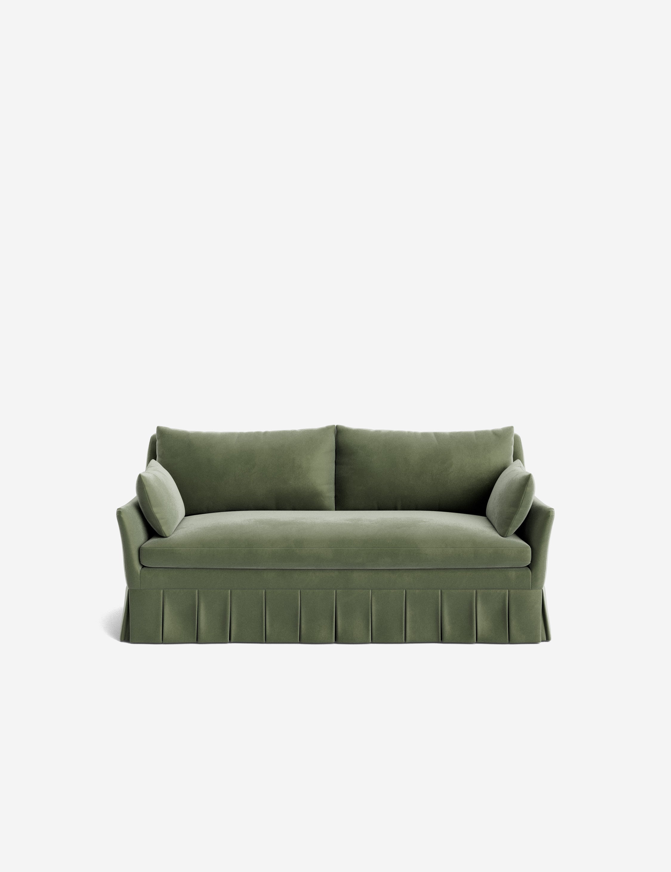 Pavona Pleated Sofa | Transitional Style, Slope-Arm Design