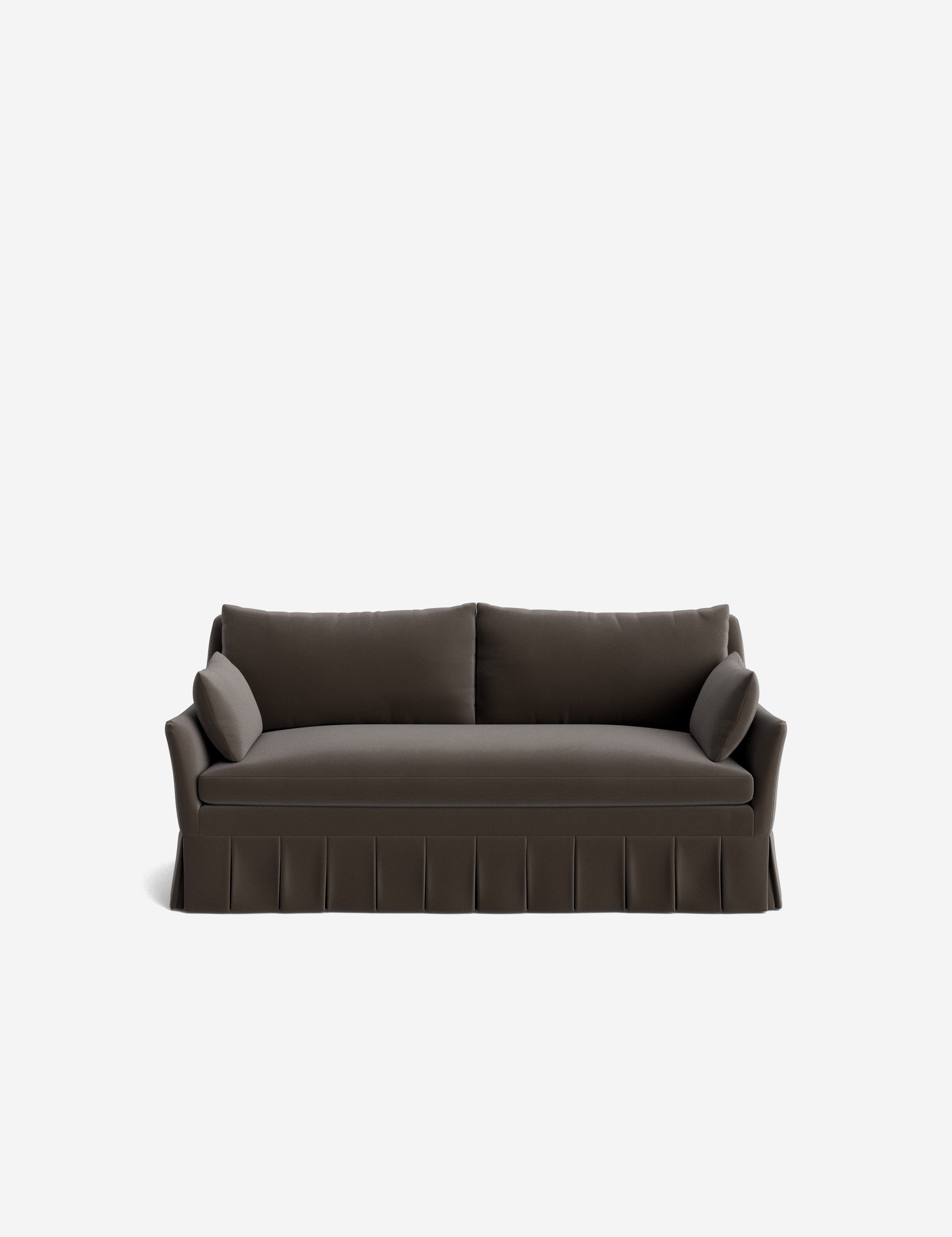 Pavona Pleated Sofa | Transitional Style, Slope-Arm Design