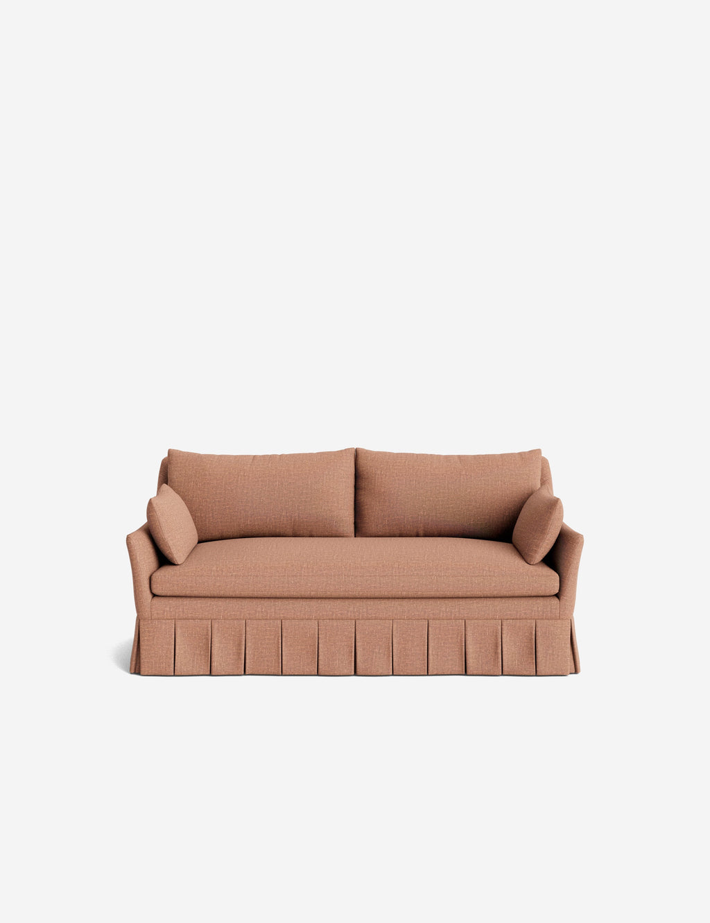 Pavona Pleated Sofa | Transitional Style, Slope-Arm Design