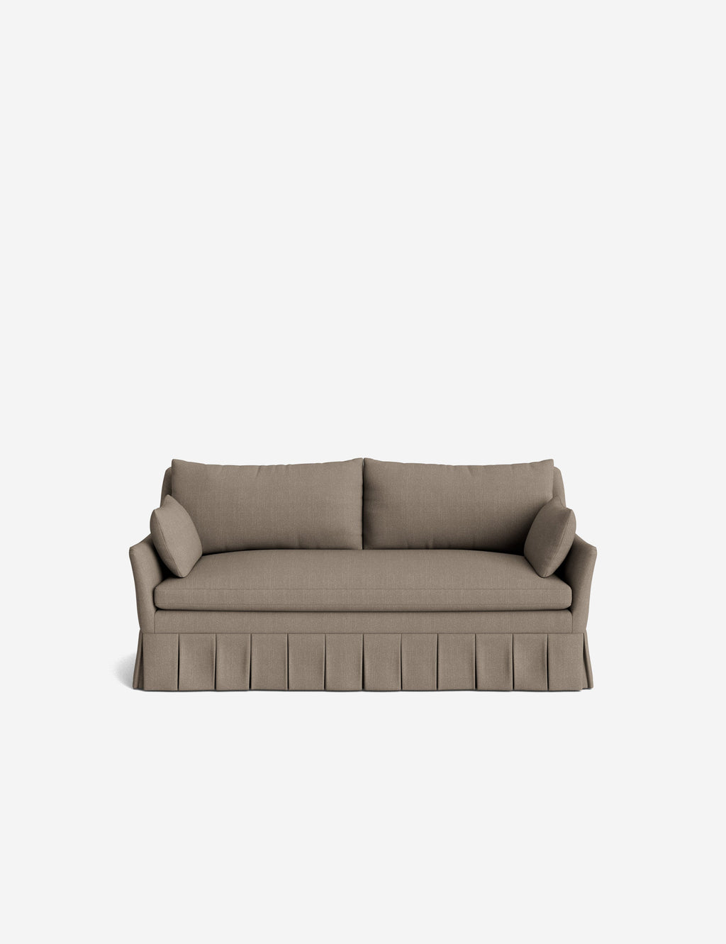 Pavona Pleated Sofa | Transitional Style, Slope-Arm Design