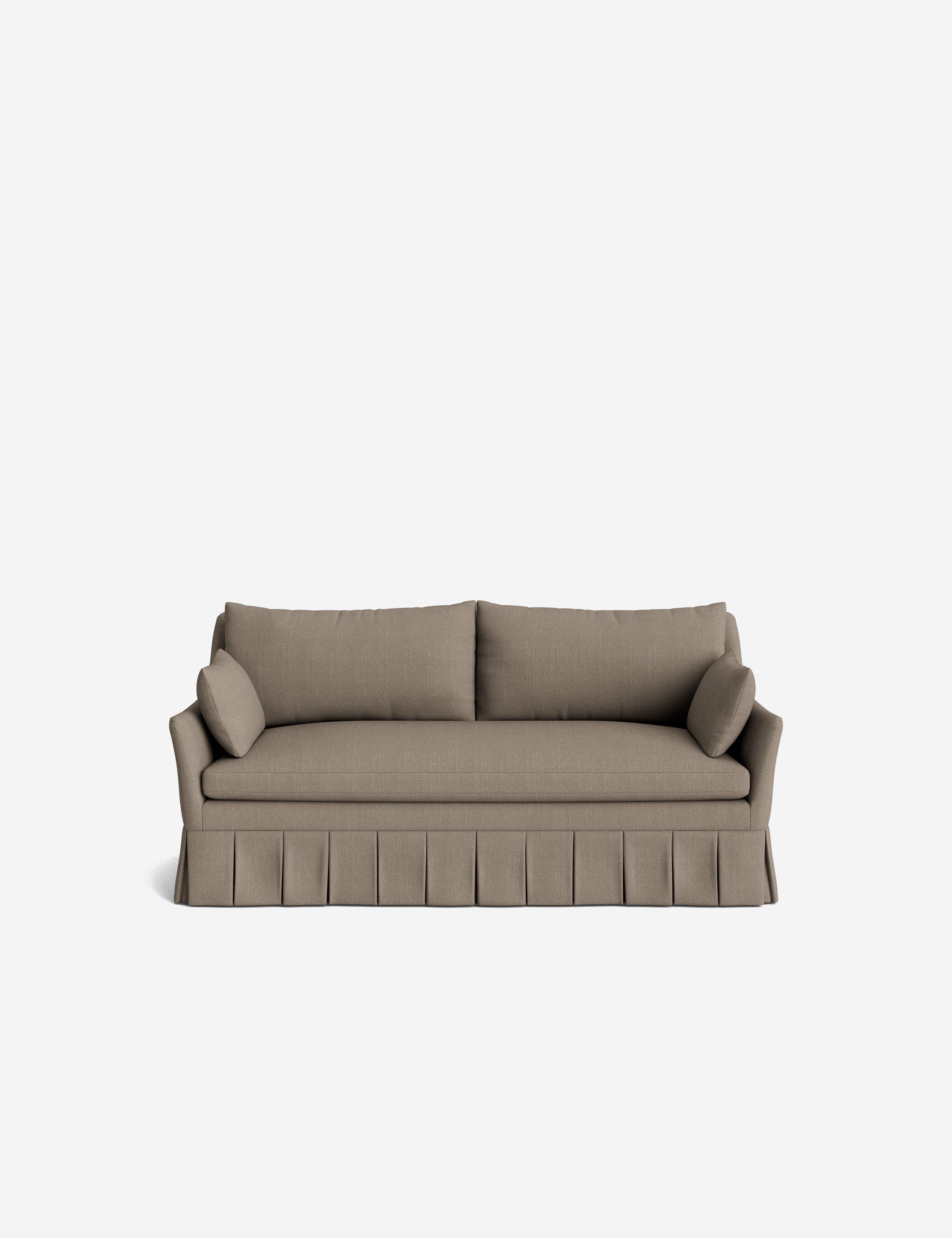 Pavona Pleated Sofa | Transitional Style, Slope-Arm Design