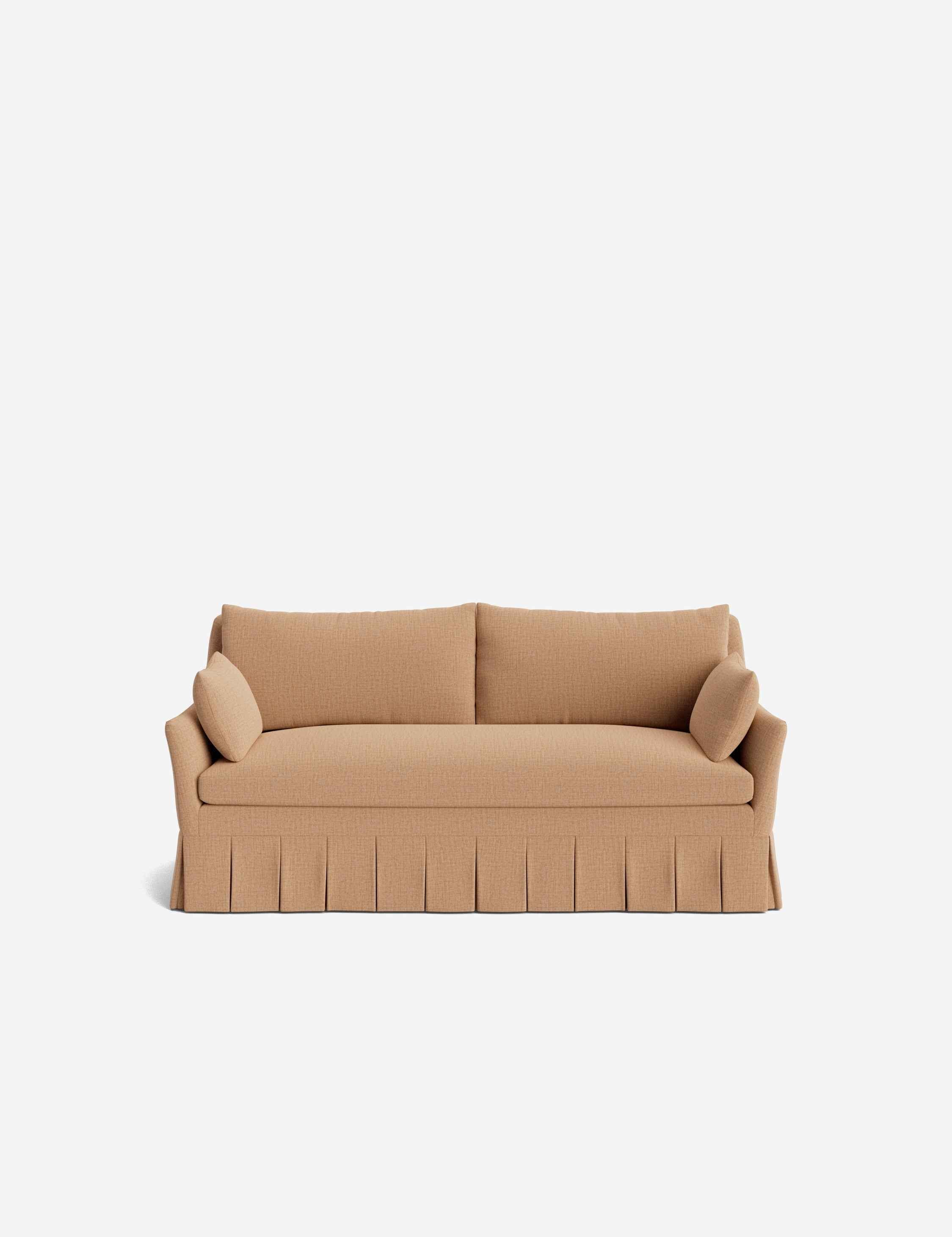 Pavona Pleated Sofa | Transitional Style, Slope-Arm Design