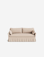 Pavona Pleated Sofa | Transitional Style, Slope-Arm Design