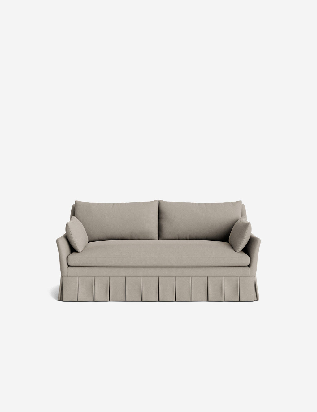 Pavona Pleated Sofa | Transitional Style, Slope-Arm Design