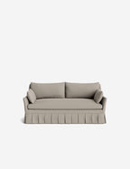 Pavona Pleated Sofa | Transitional Style, Slope-Arm Design