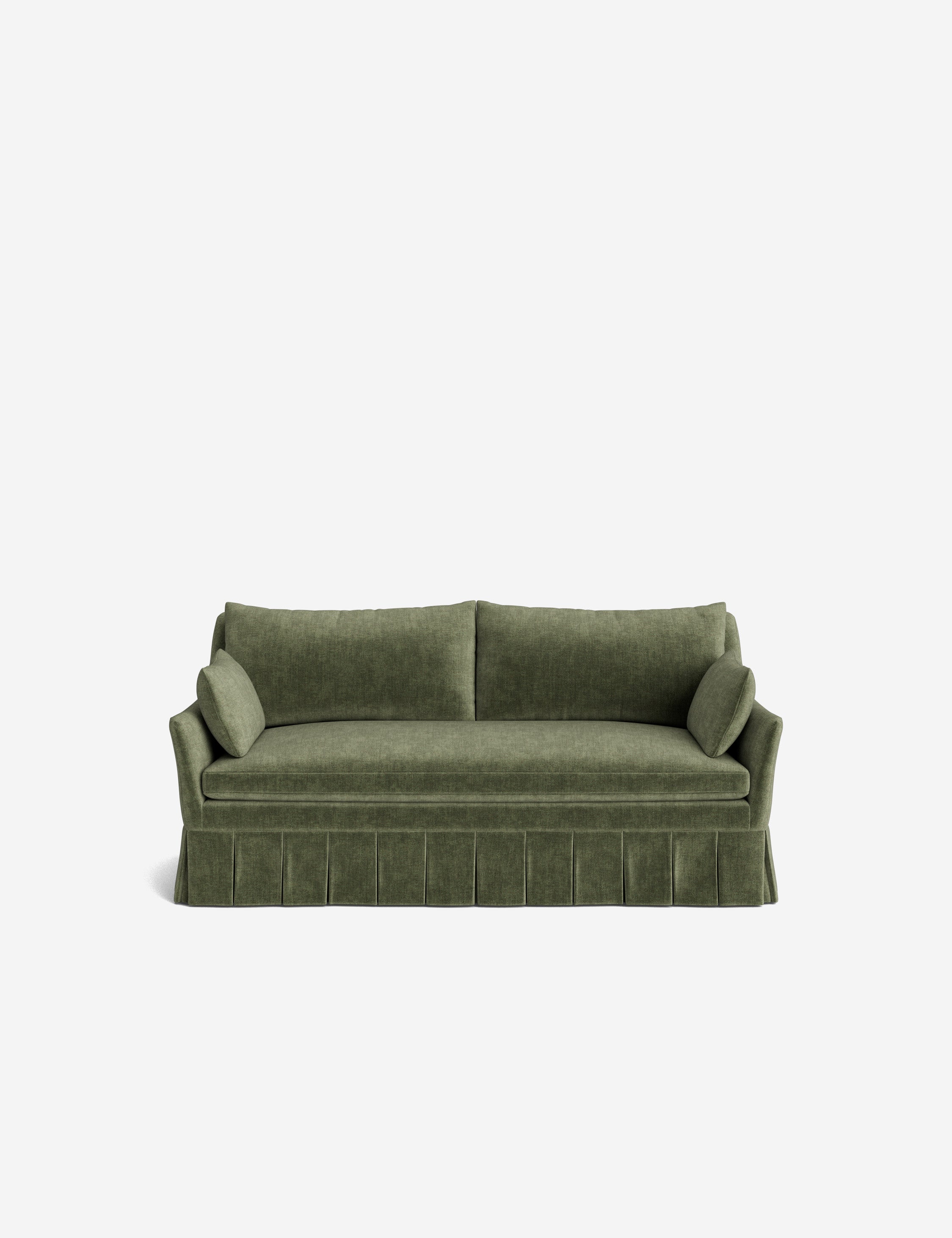 Pavona Pleated Sofa | Transitional Style, Slope-Arm Design