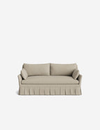 Pavona Pleated Sofa | Transitional Style, Slope-Arm Design
