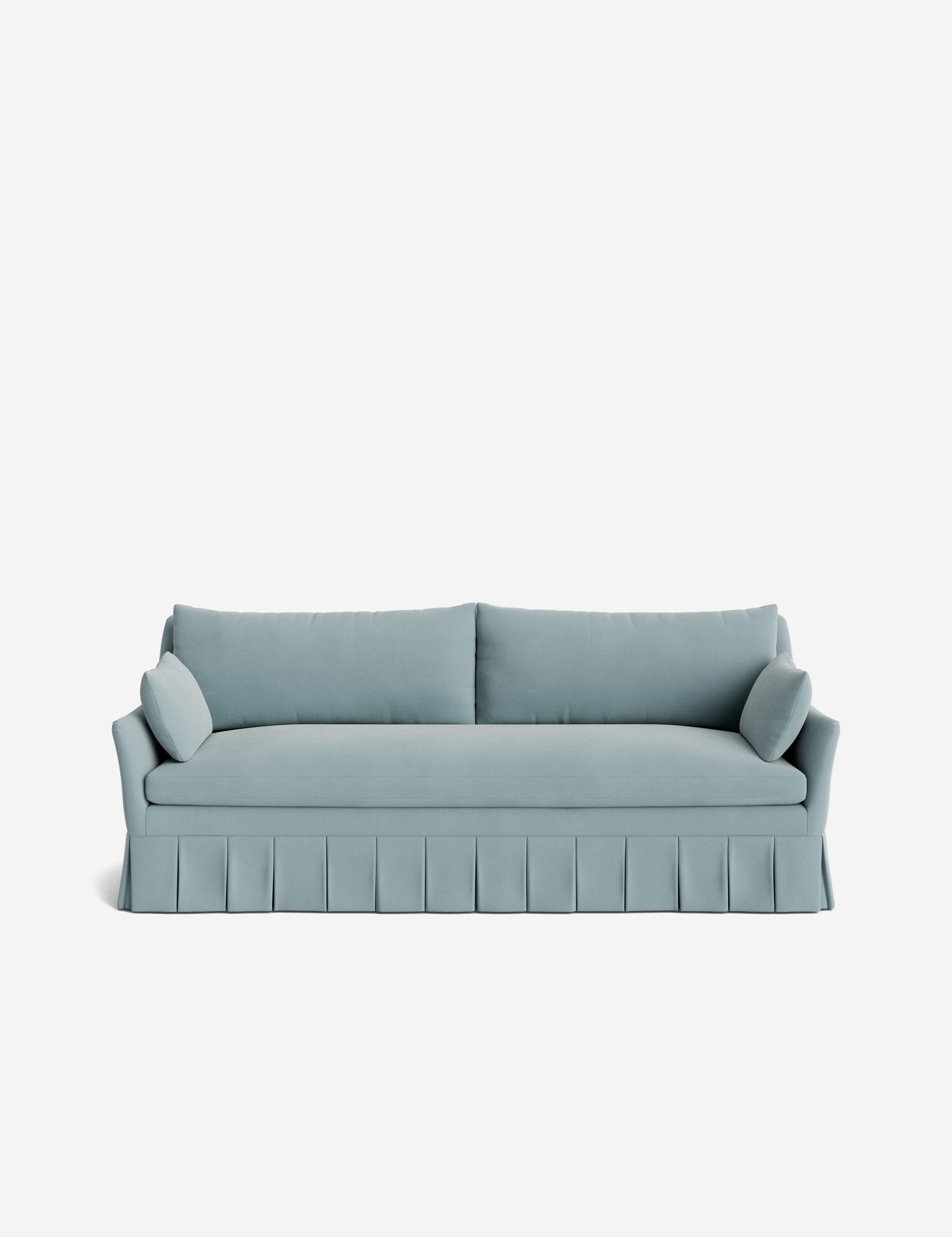 Pavona Pleated Sofa | Transitional Style, Slope-Arm Design