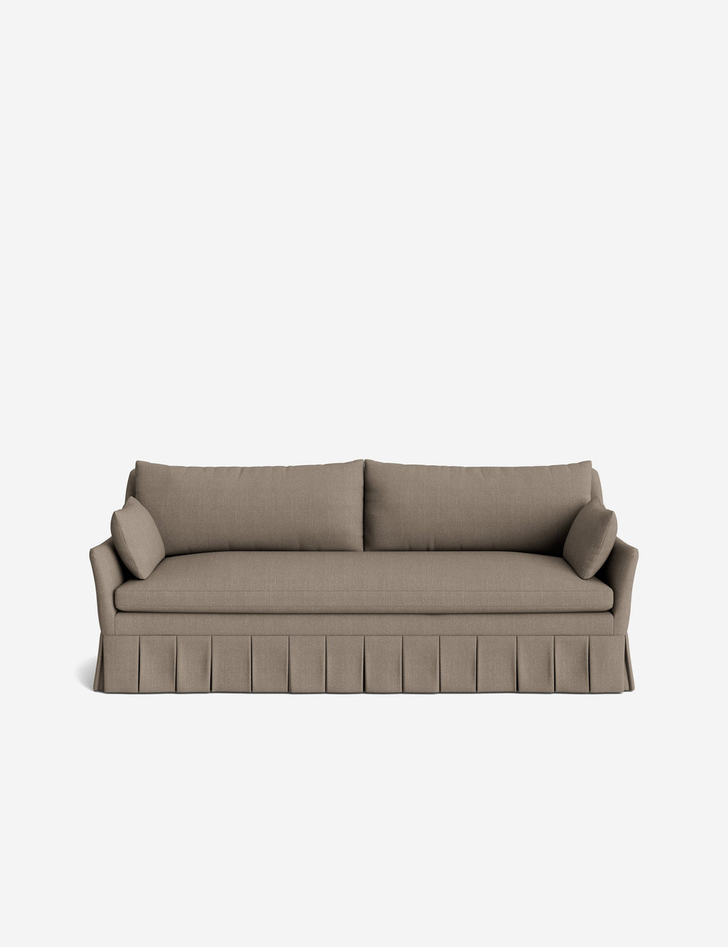 Pavona Pleated Sofa | Transitional Style, Slope-Arm Design