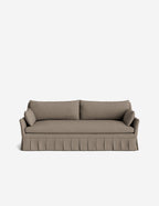 Pavona Pleated Sofa | Transitional Style, Slope-Arm Design