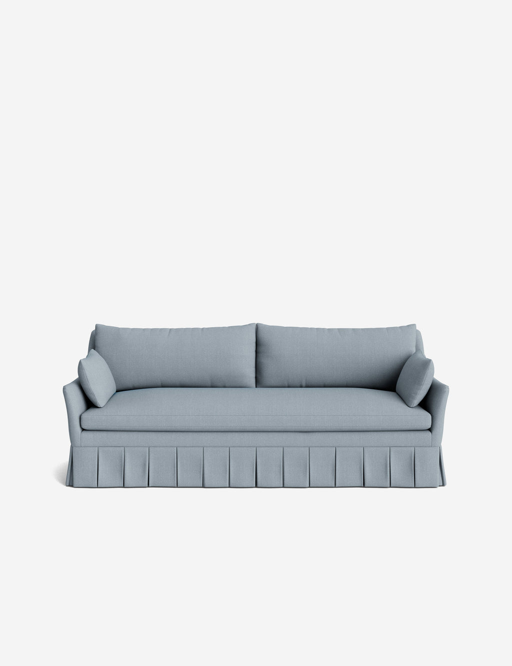 Pavona Pleated Sofa | Transitional Style, Slope-Arm Design