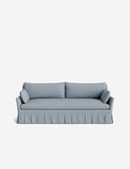 Pavona Pleated Sofa | Transitional Style, Slope-Arm Design