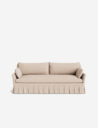 Pavona Pleated Sofa | Transitional Style, Slope-Arm Design
