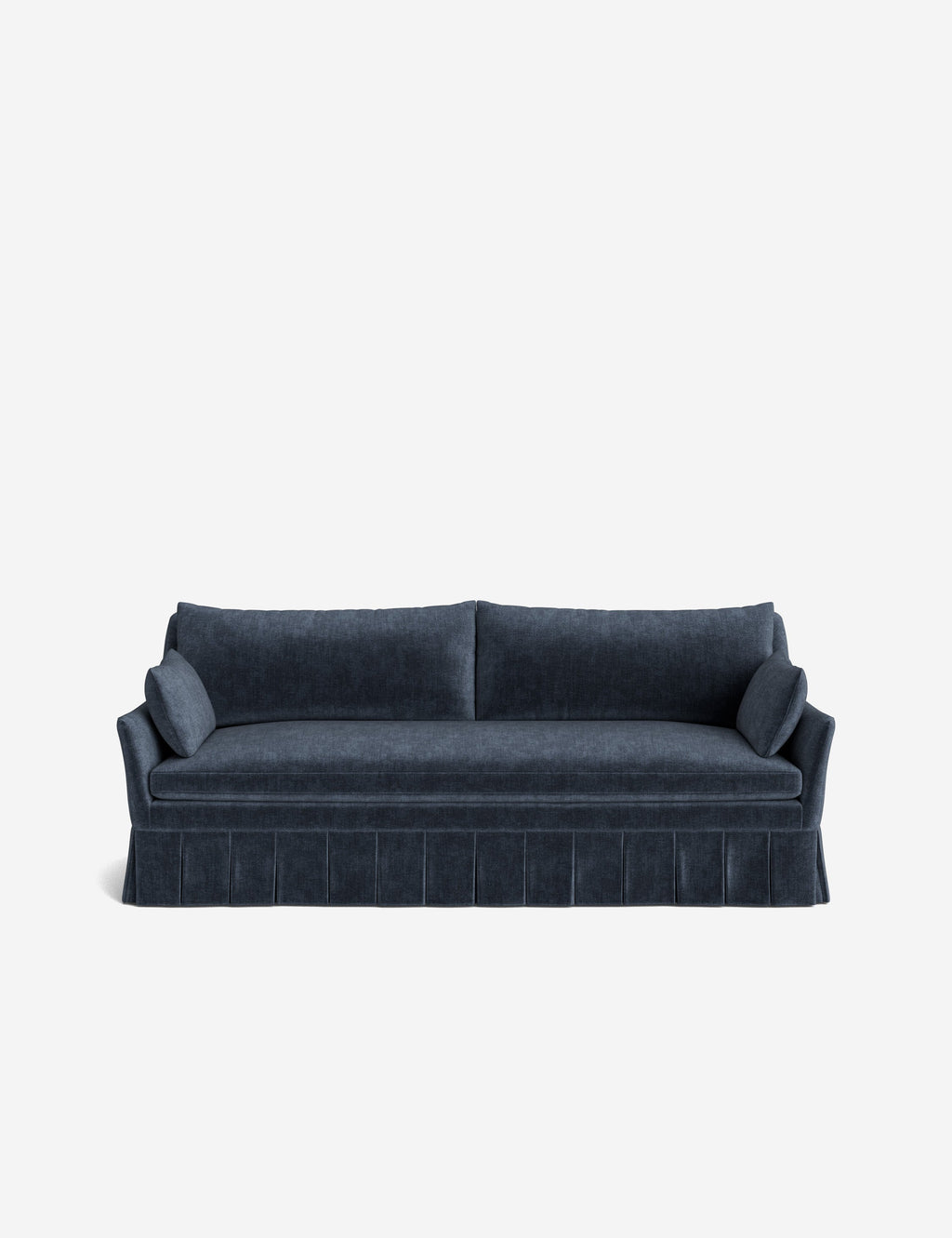 Pavona Pleated Sofa | Transitional Style, Slope-Arm Design