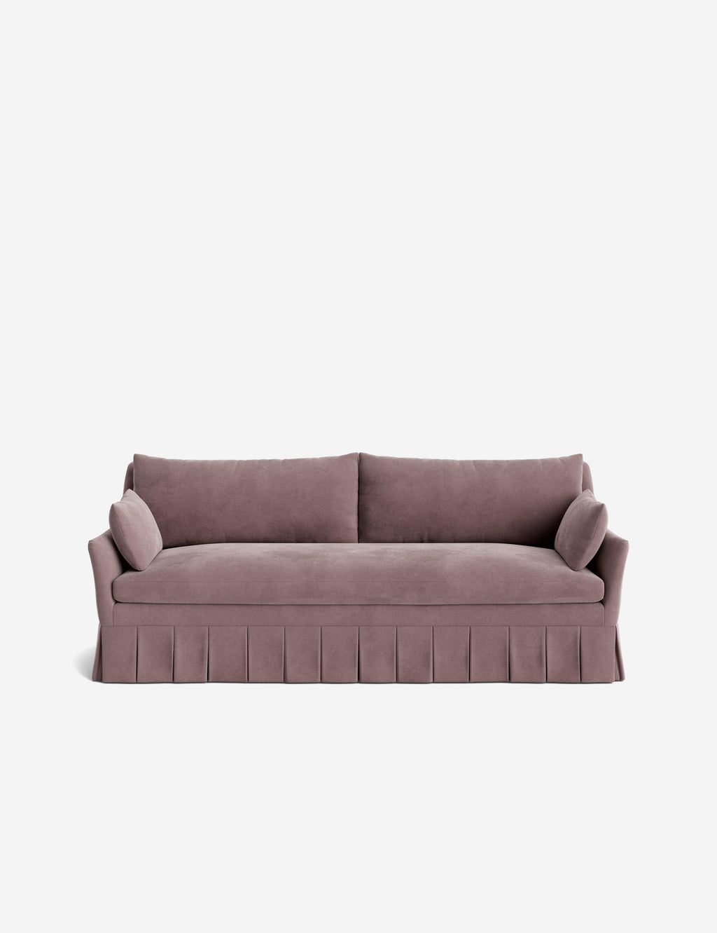 Pavona Pleated Sofa | Transitional Style, Slope-Arm Design