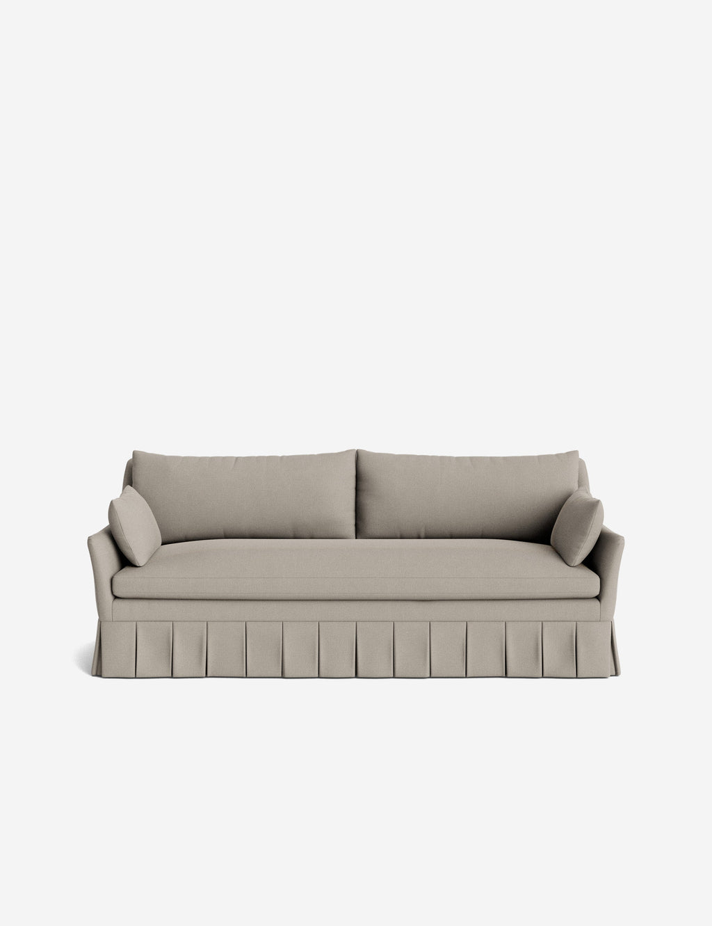Pavona Pleated Sofa | Transitional Style, Slope-Arm Design