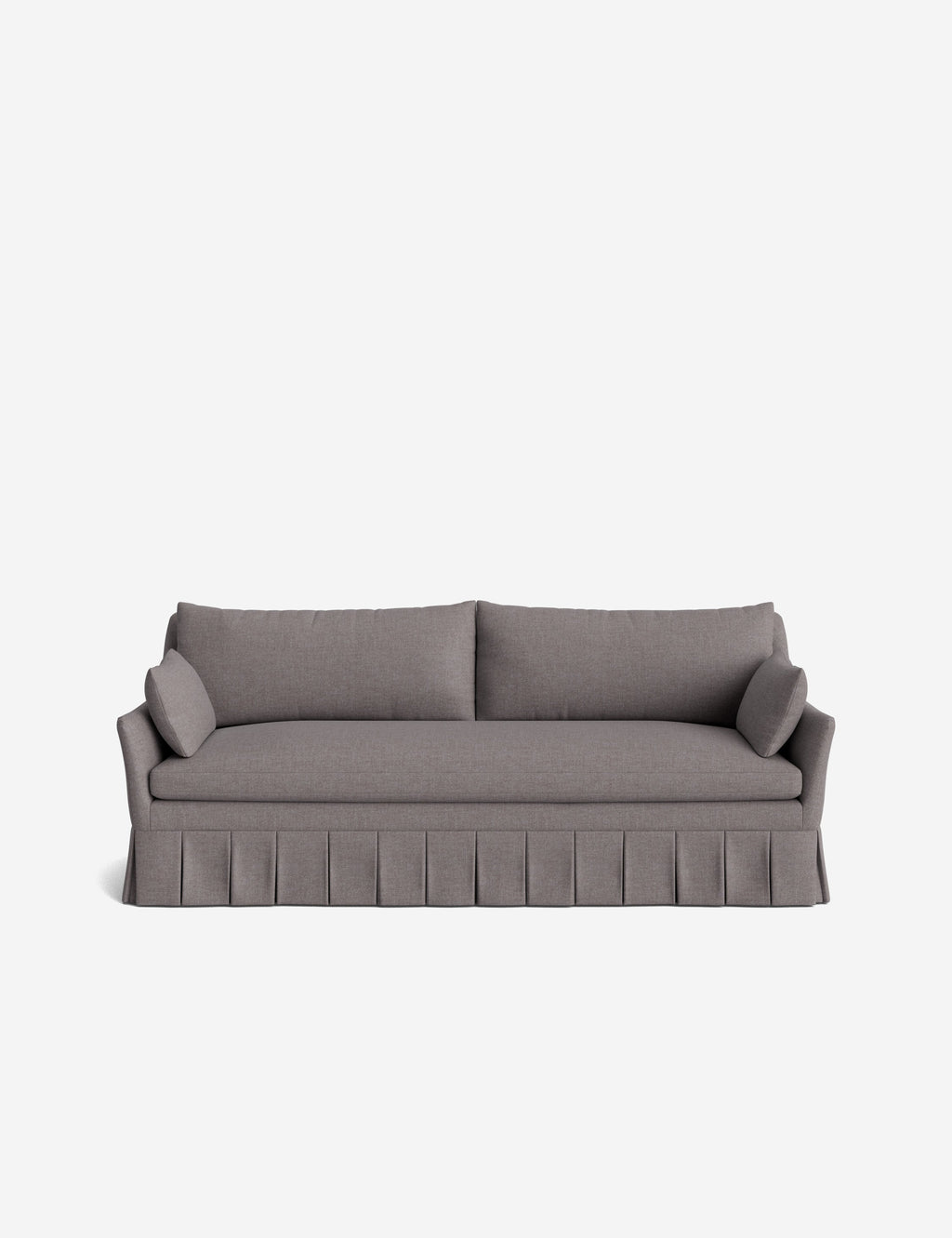 Pavona Pleated Sofa | Transitional Style, Slope-Arm Design
