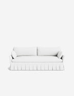 Pavona Pleated Sofa | Transitional Style, Slope-Arm Design