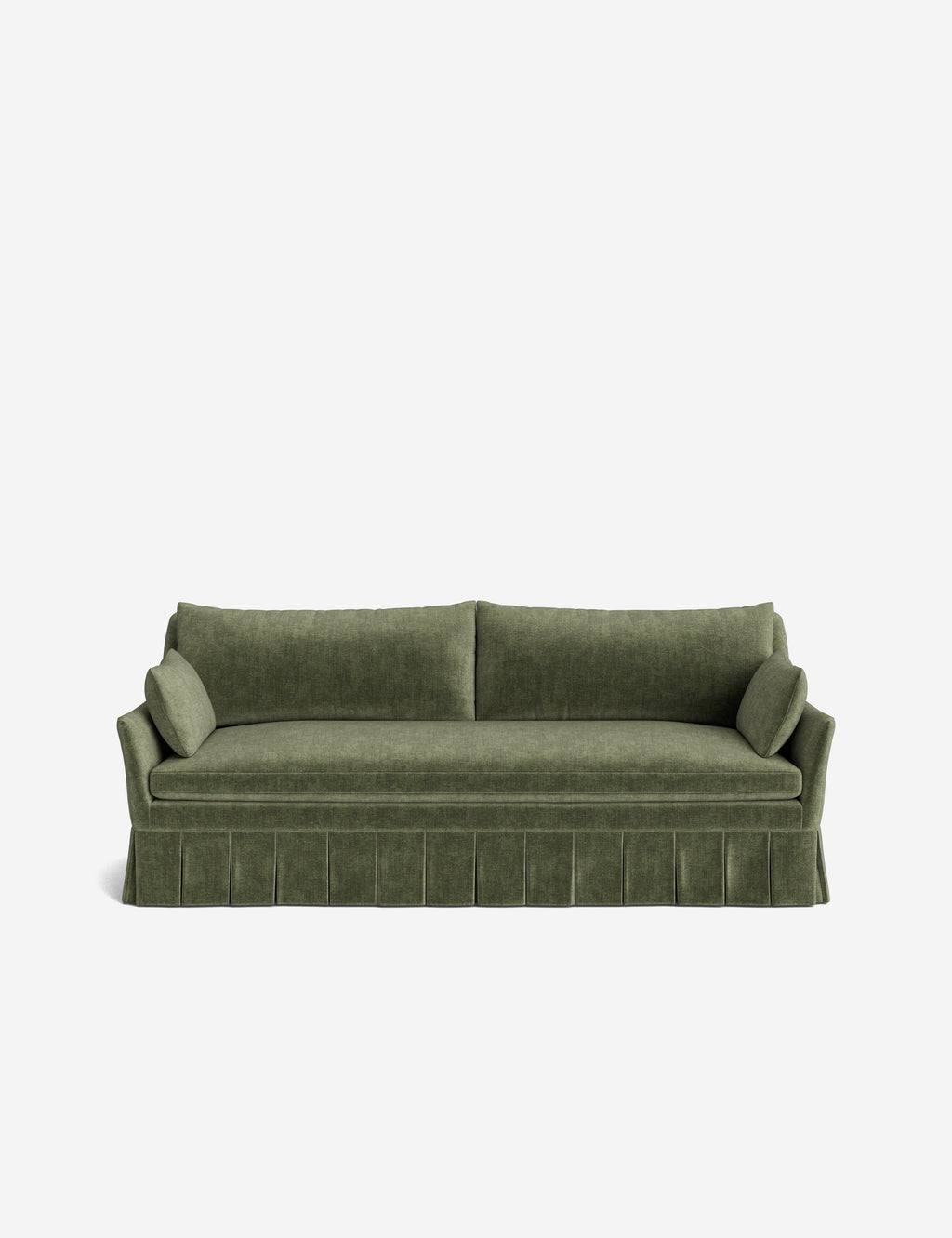 Pavona Pleated Sofa | Transitional Style, Slope-Arm Design