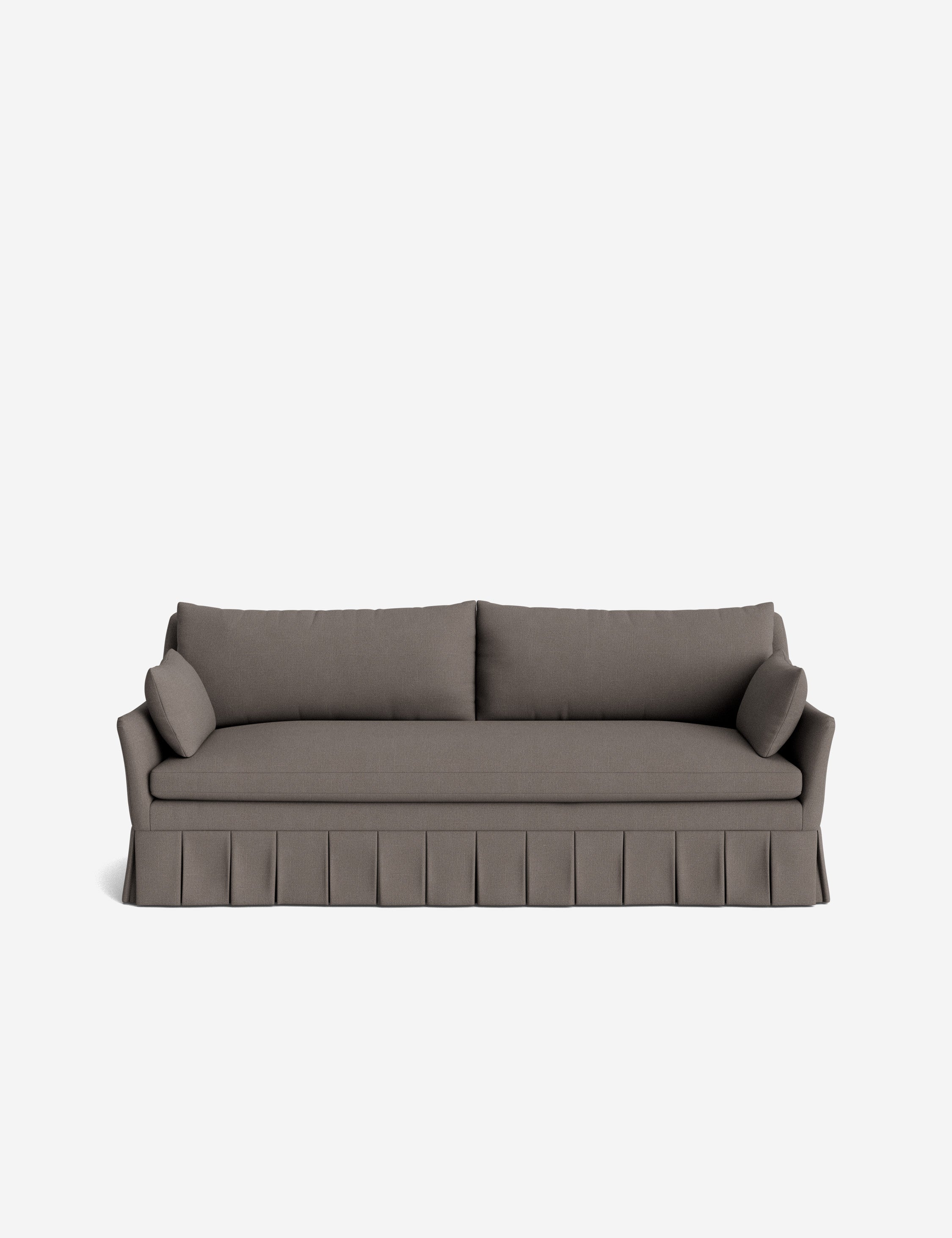 Pavona Pleated Sofa | Transitional Style, Slope-Arm Design