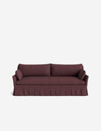 Pavona Pleated Sofa | Transitional Style, Slope-Arm Design