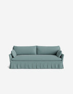 Pavona Pleated Sofa | Transitional Style, Slope-Arm Design