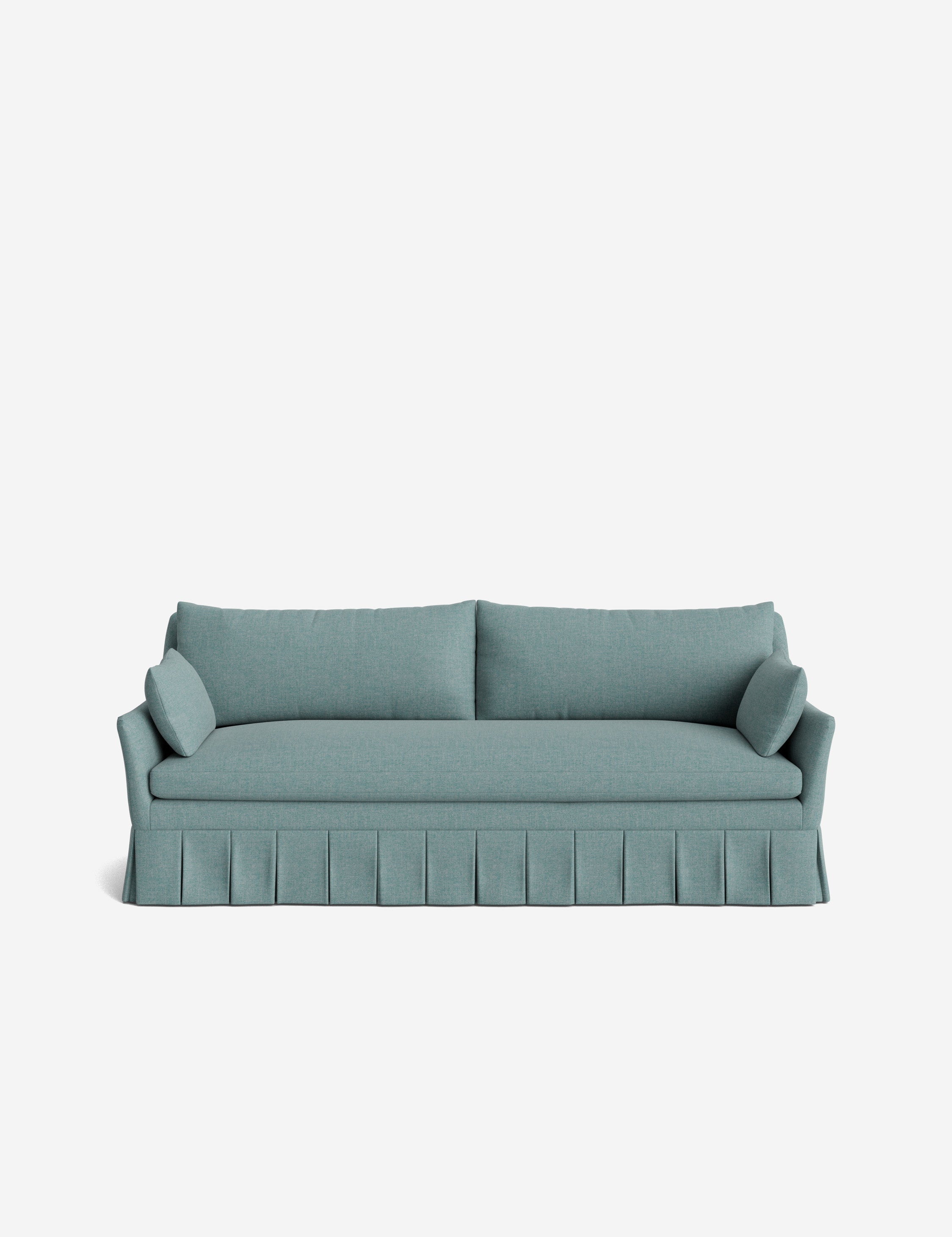 Pavona Pleated Sofa | Transitional Style, Slope-Arm Design