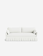 Pavona Pleated Sofa | Transitional Style, Slope-Arm Design