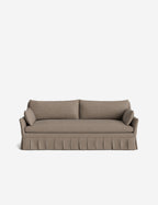 Pavona Pleated Sofa | Transitional Style, Slope-Arm Design