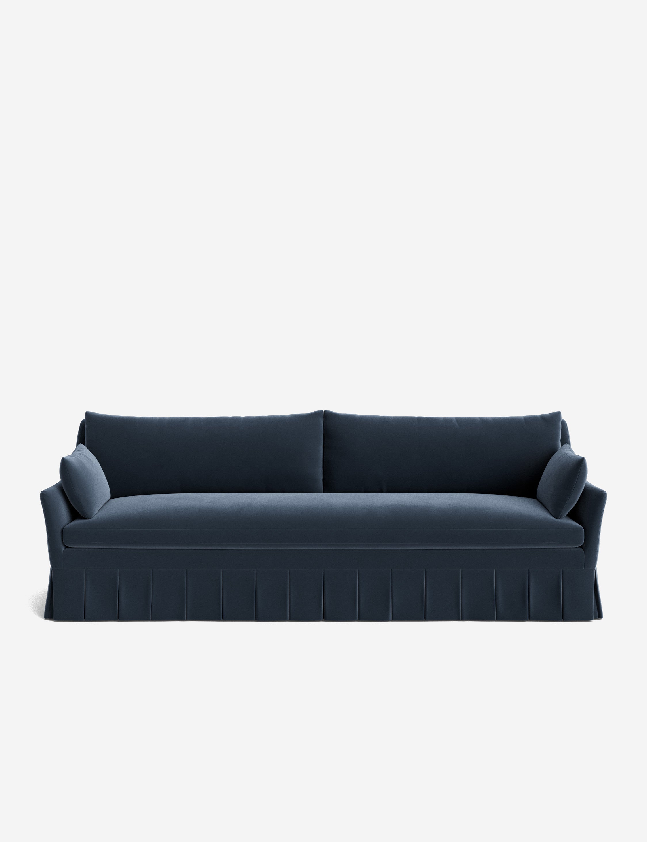 Pavona Pleated Sofa | Transitional Style, Slope-Arm Design