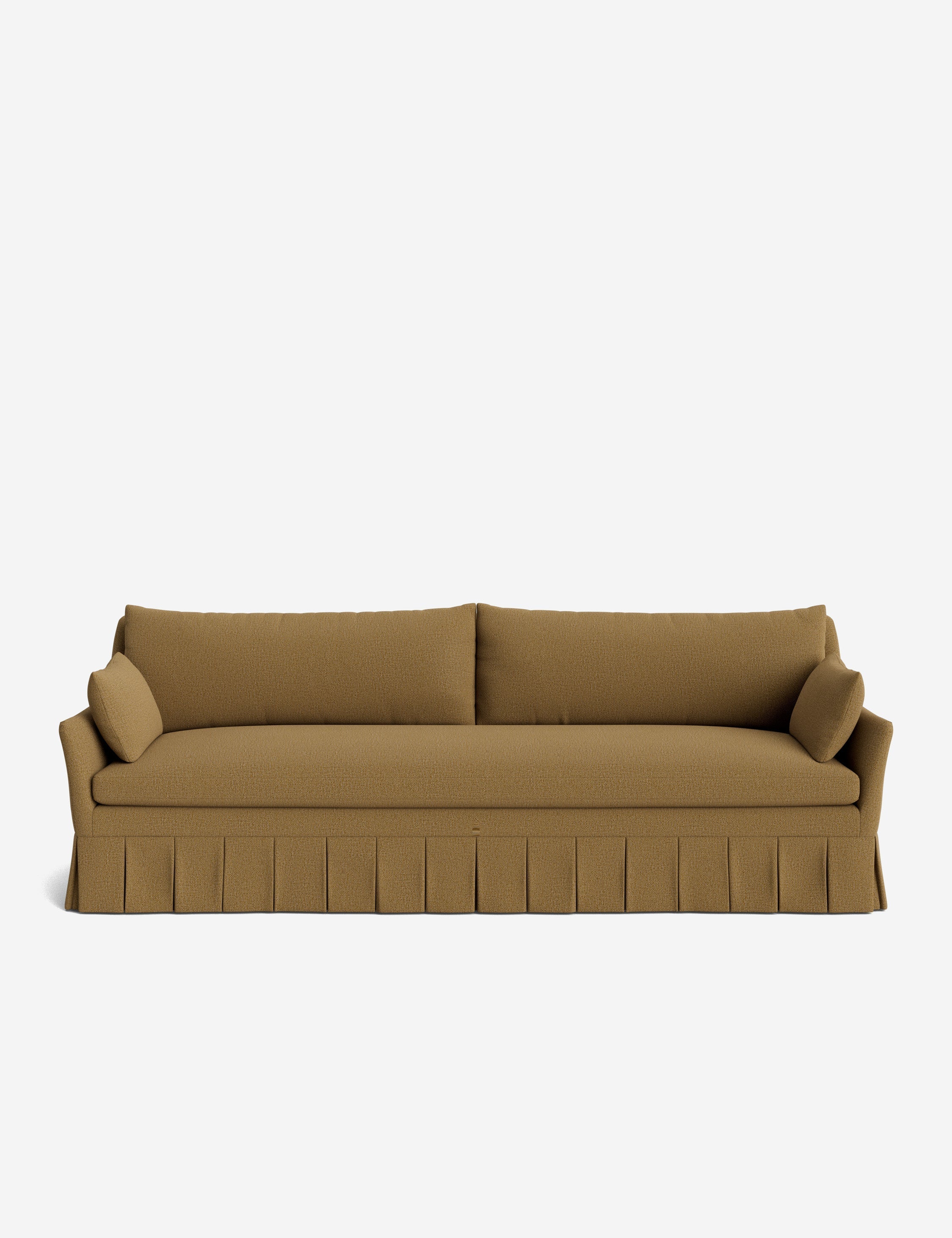 Pavona Pleated Sofa | Transitional Style, Slope-Arm Design