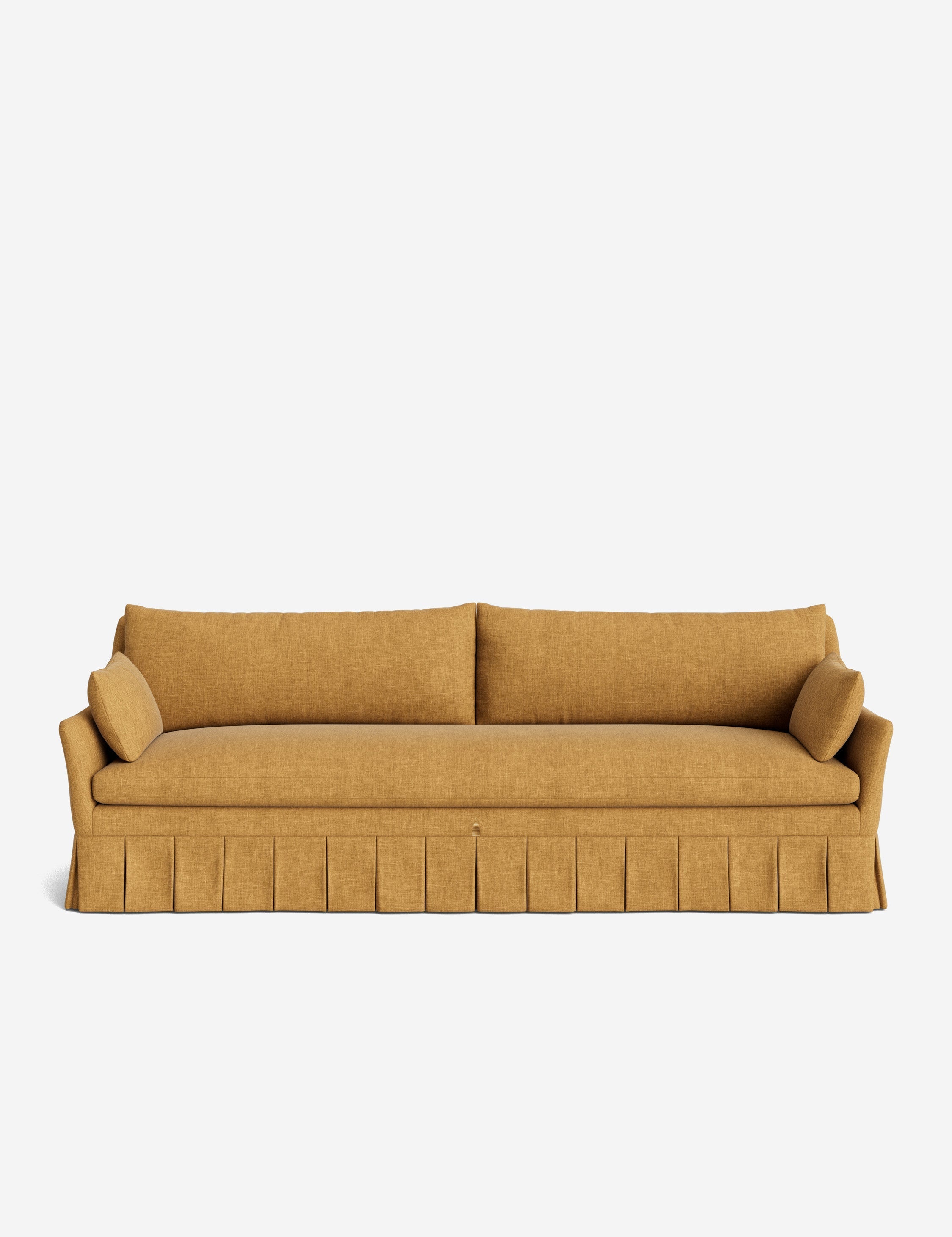 Pavona Pleated Sofa | Transitional Style, Slope-Arm Design