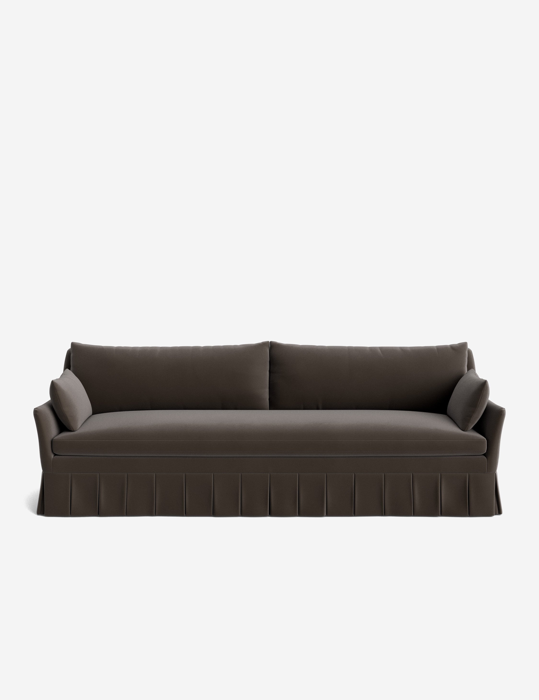 Pavona Pleated Sofa | Transitional Style, Slope-Arm Design
