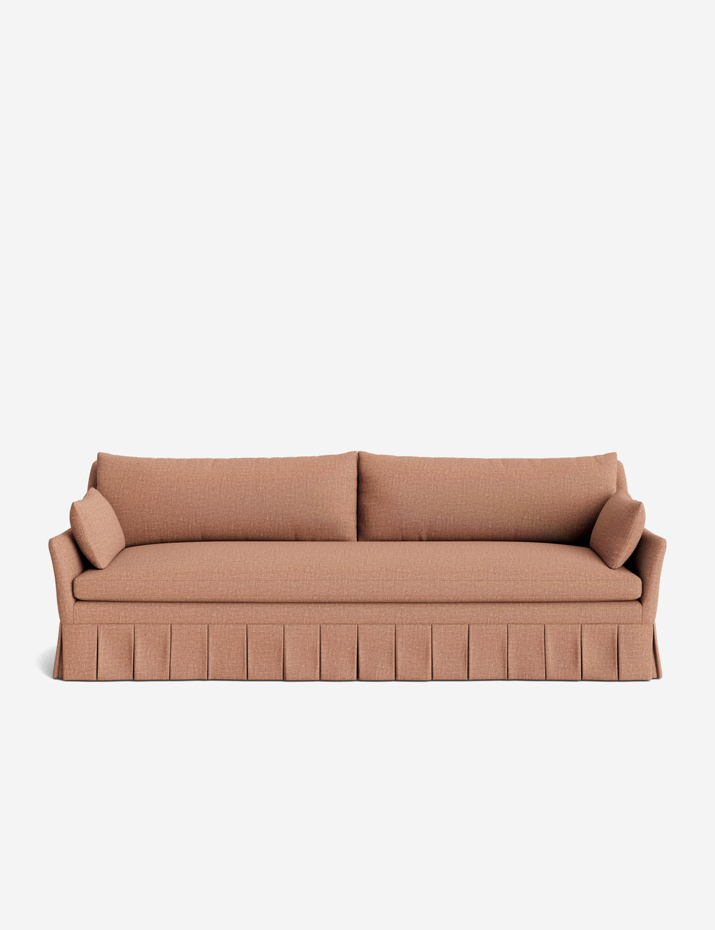 Pavona Pleated Sofa | Transitional Style, Slope-Arm Design