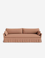 Pavona Pleated Sofa | Transitional Style, Slope-Arm Design