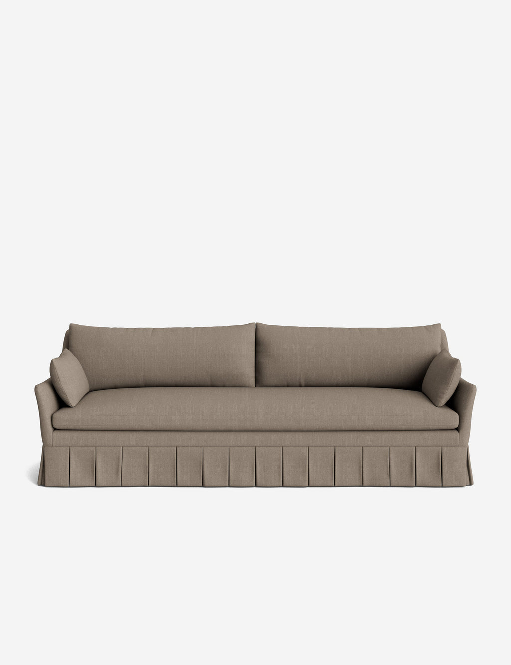 Pavona Pleated Sofa | Transitional Style, Slope-Arm Design