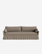 Pavona Pleated Sofa | Transitional Style, Slope-Arm Design