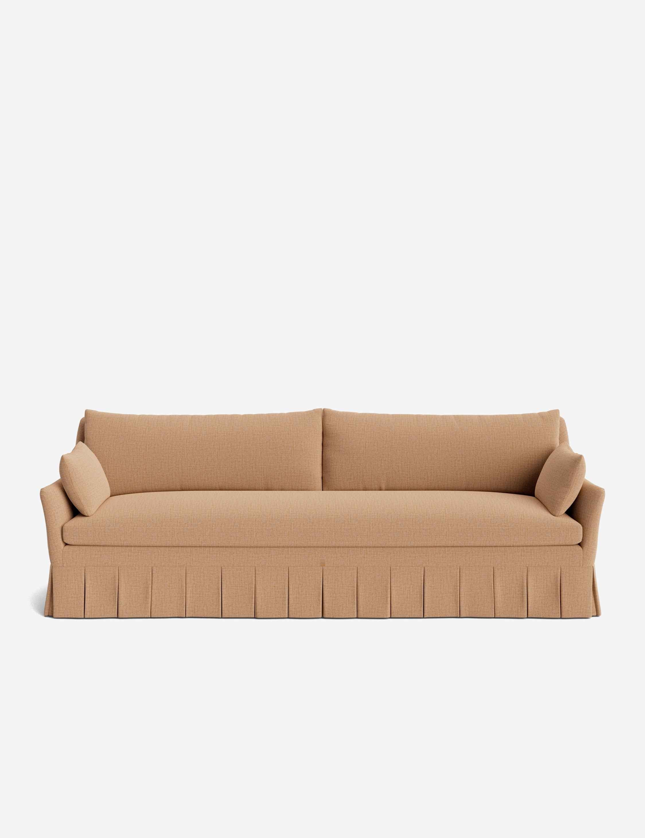 Pavona Pleated Sofa | Transitional Style, Slope-Arm Design
