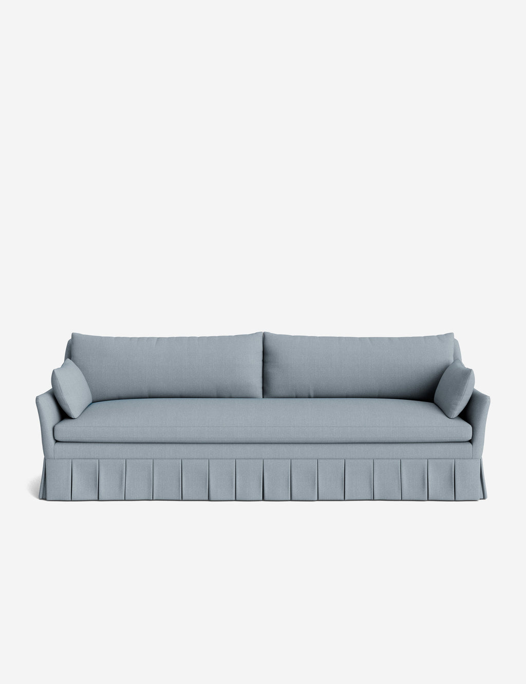 Pavona Pleated Sofa | Transitional Style, Slope-Arm Design