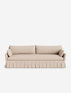 Pavona Pleated Sofa | Transitional Style, Slope-Arm Design